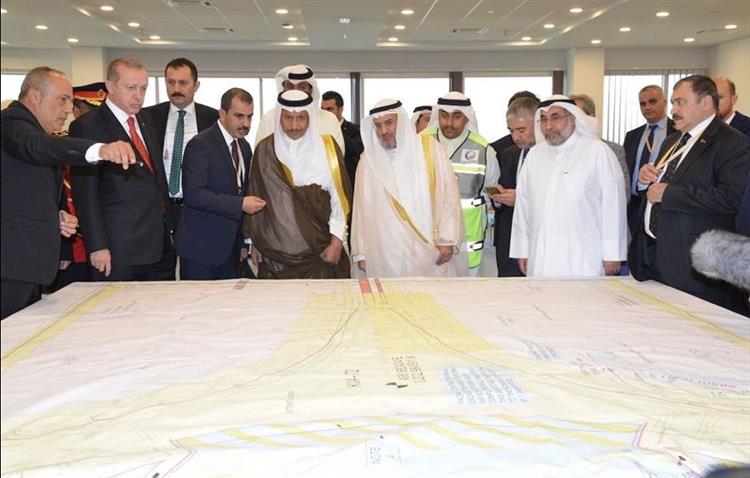 الرئيس التركي يزور مبنى الركاب الجديد بمطار الكويت