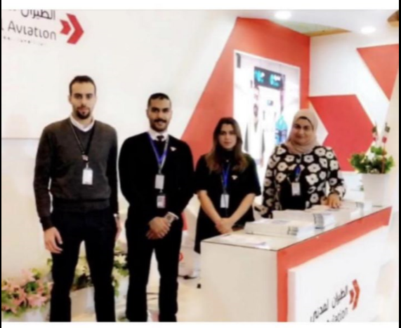 Civil Aviation Participates in the Kuwaiti - Egyptian Exhibition